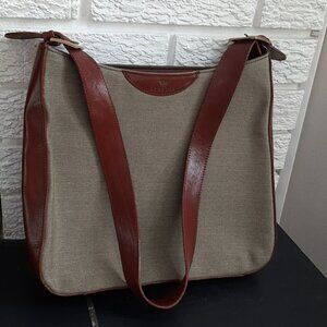 Claudia Women's Vintage Brown Olive Green Leather Classic Casual Handbag